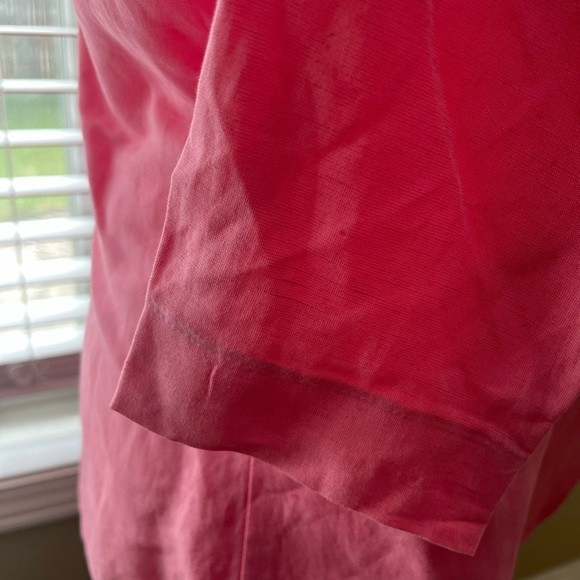 [M/L]Kate By Laltramoda Women's Pink Linen Blend Light Blazer - Picture 3 of 16